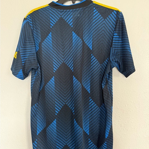 Adidas Manchester United Blue and Yellow Jersey - Picture 5 of 5